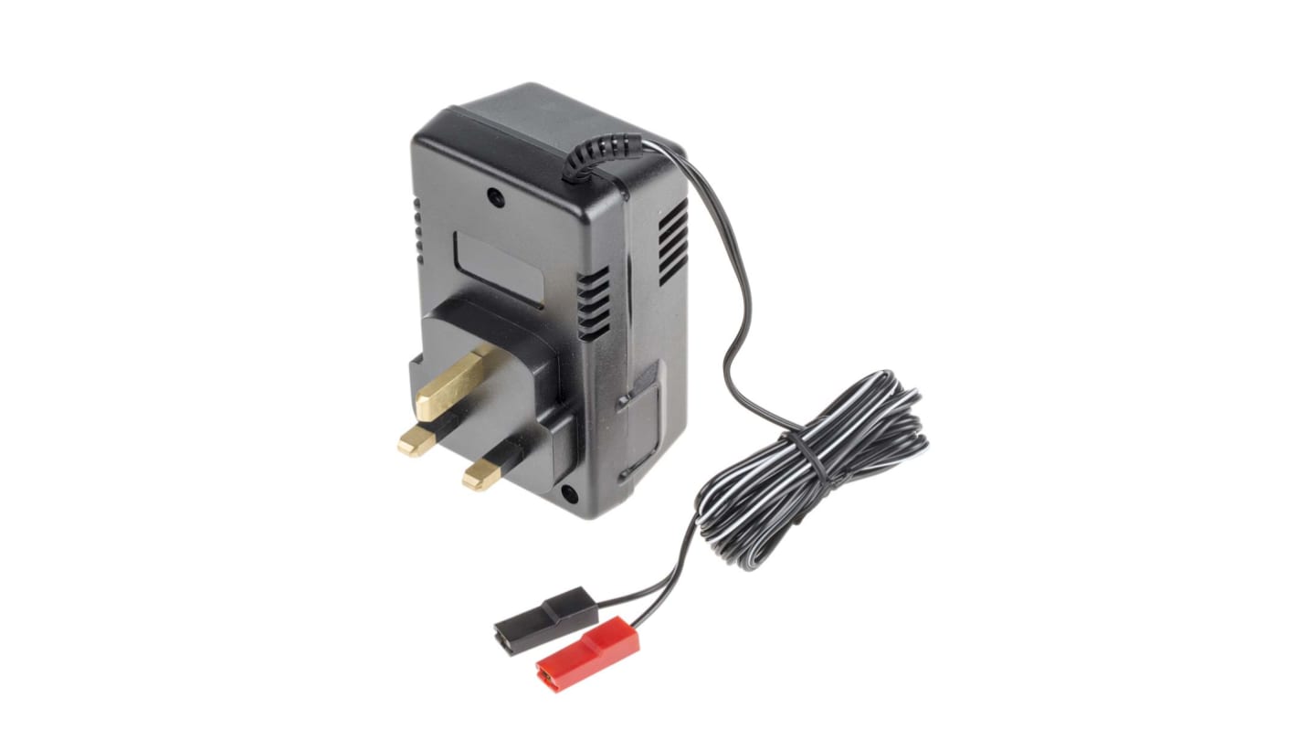 Yuasa Akkuladegerät für 1 Bleisäure Akkus, 12V/300mA mit UK-Stecker