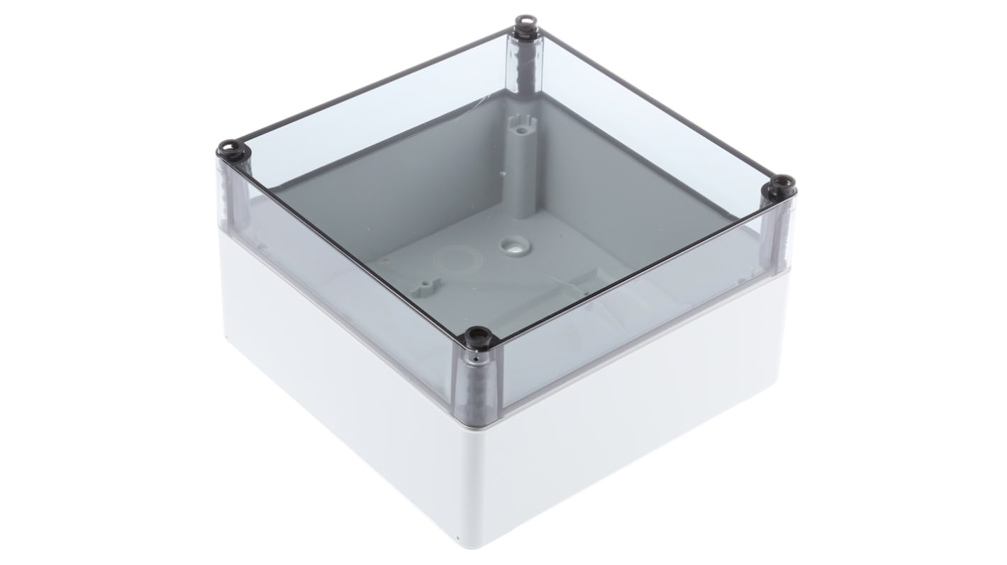 Caja Spelsberg de Poliestireno Transparente, 200 x 200 x 122mm, IP65