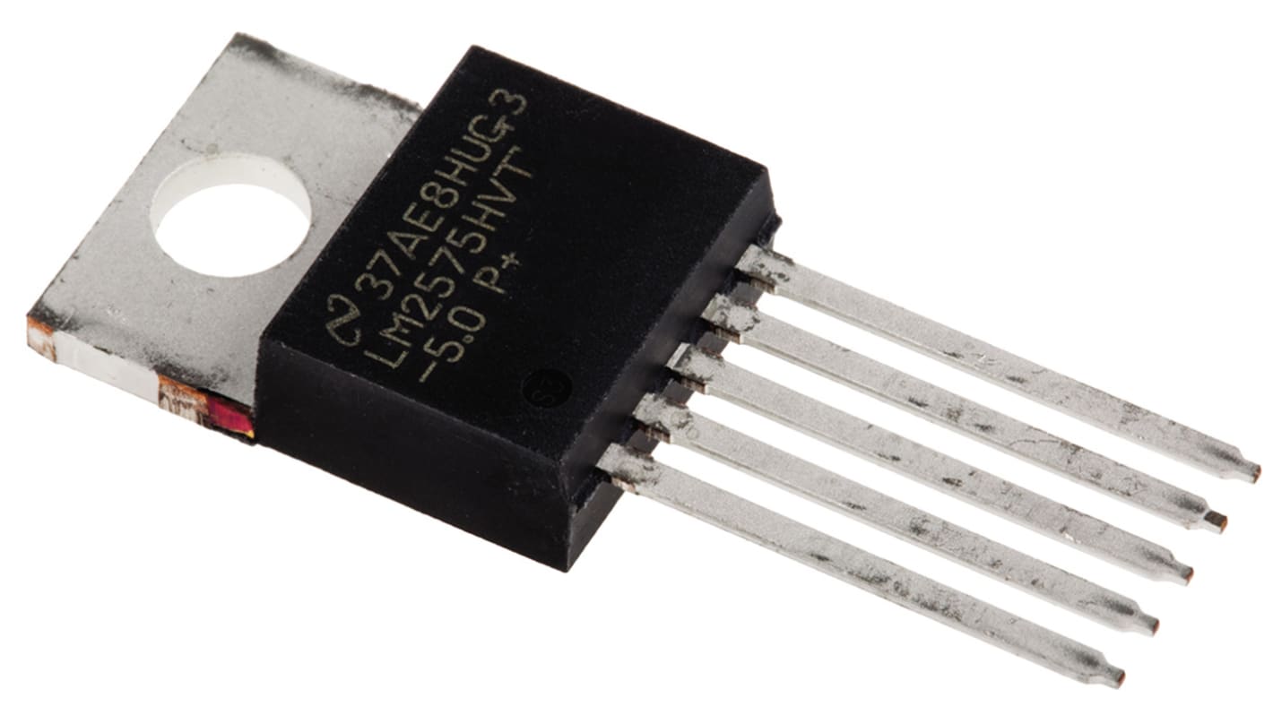 Texas Instruments, LM2575HVT-5.0/NOPB Step-Down Switching Regulator, 1-Channel 1A 5-Pin, TO-220