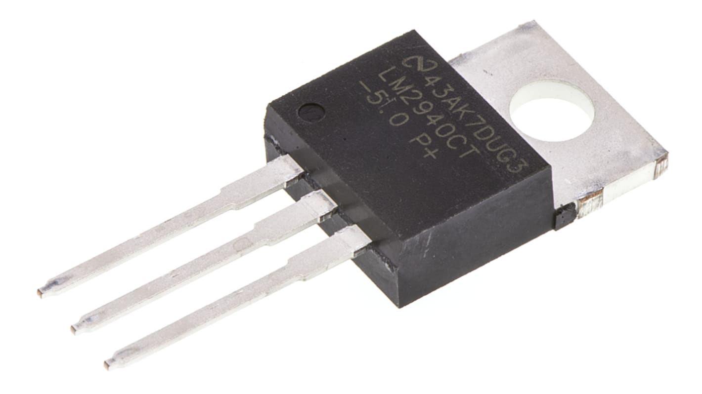Texas Instruments 電圧レギュレータ 低ドロップアウト電圧 5 V, 3-Pin, LM2940CT-5.0/NOPB