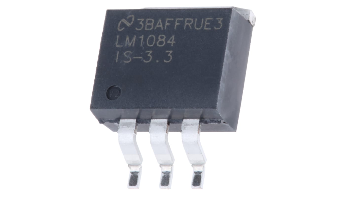 Texas Instruments 電圧レギュレータ 低ドロップアウト電圧 3.3 V, 3-Pin, LM1084IS-3.3/NOPB