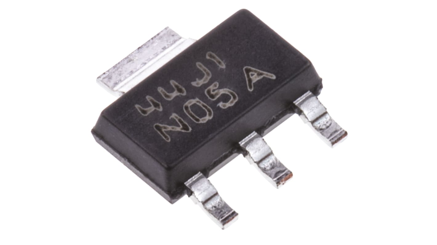 Texas Instruments Spannungsregler 800mA, 1 Niedrige Abfallspannung SOT-223, 3+Tab-Pin, Fest