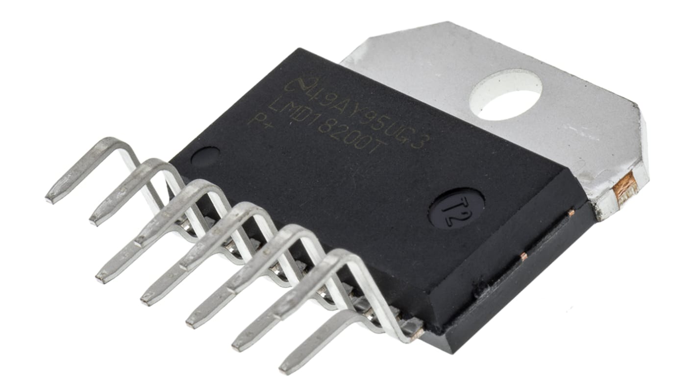 Texas Instruments Motor Controller LMD18200T/NOPB, 3A, TO-220, 11-Pin, DC Bürstenmotor, Vollbrücke