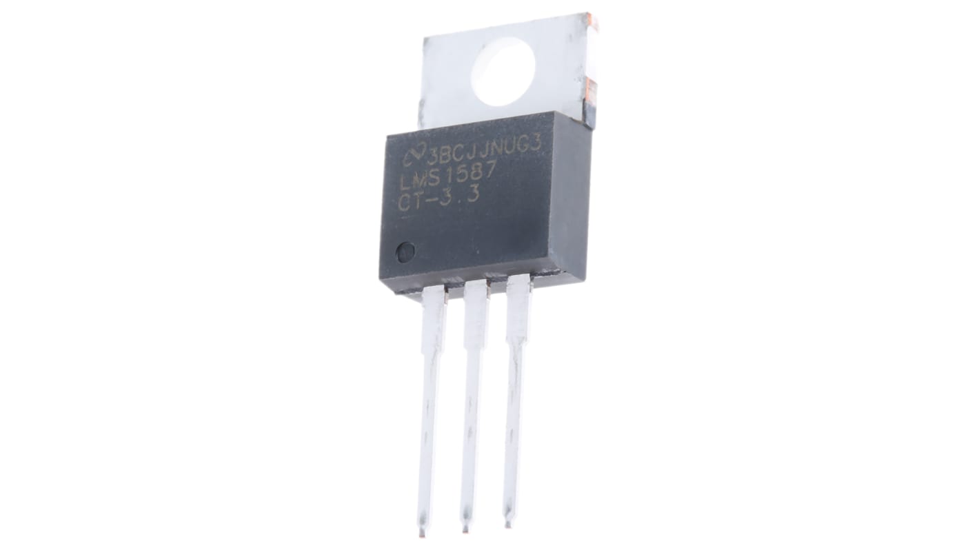 Texas Instruments LMS1587CT-3.3/NOPB, 1 Low Dropout Voltage, Voltage Regulator 3A, 3.3 V 3-Pin, TO-220