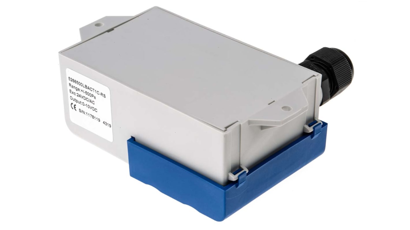 5266500LBACTI Gems Sensors Pressure Sensor, 500Pa Min, 500Pa Max