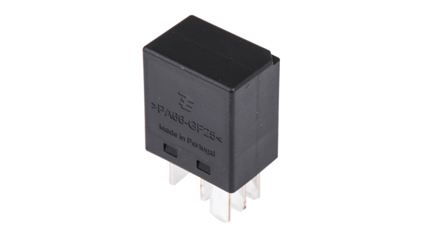 TE Connectivity PCB Mount Automotive Relay, 12V dc Coil, 30A Switching Current, SPDT