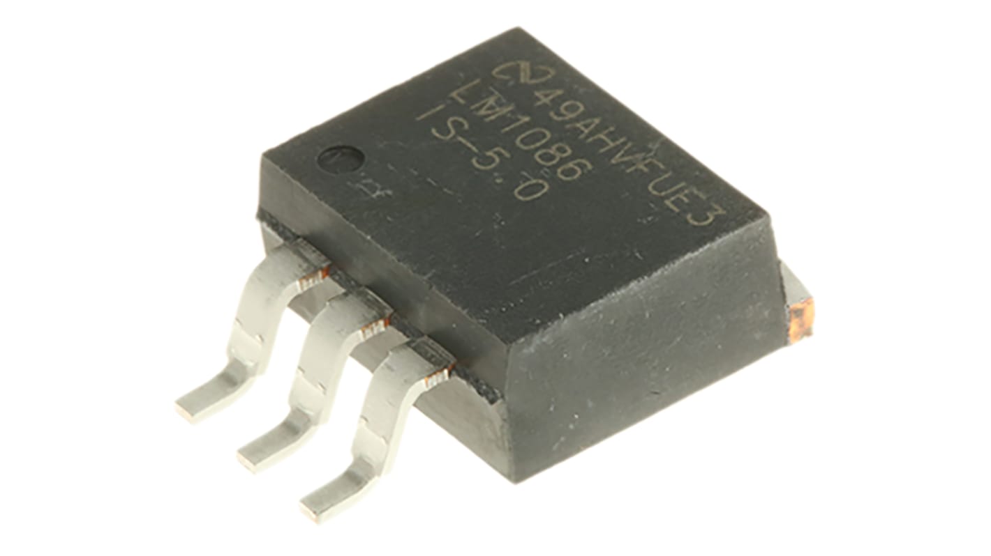 Texas Instruments LM1086IS-5.0/NOPB, 1 Low Dropout Voltage, Voltage Regulator 1.5A, 5 V 3-Pin, D2PAK (TO-263)