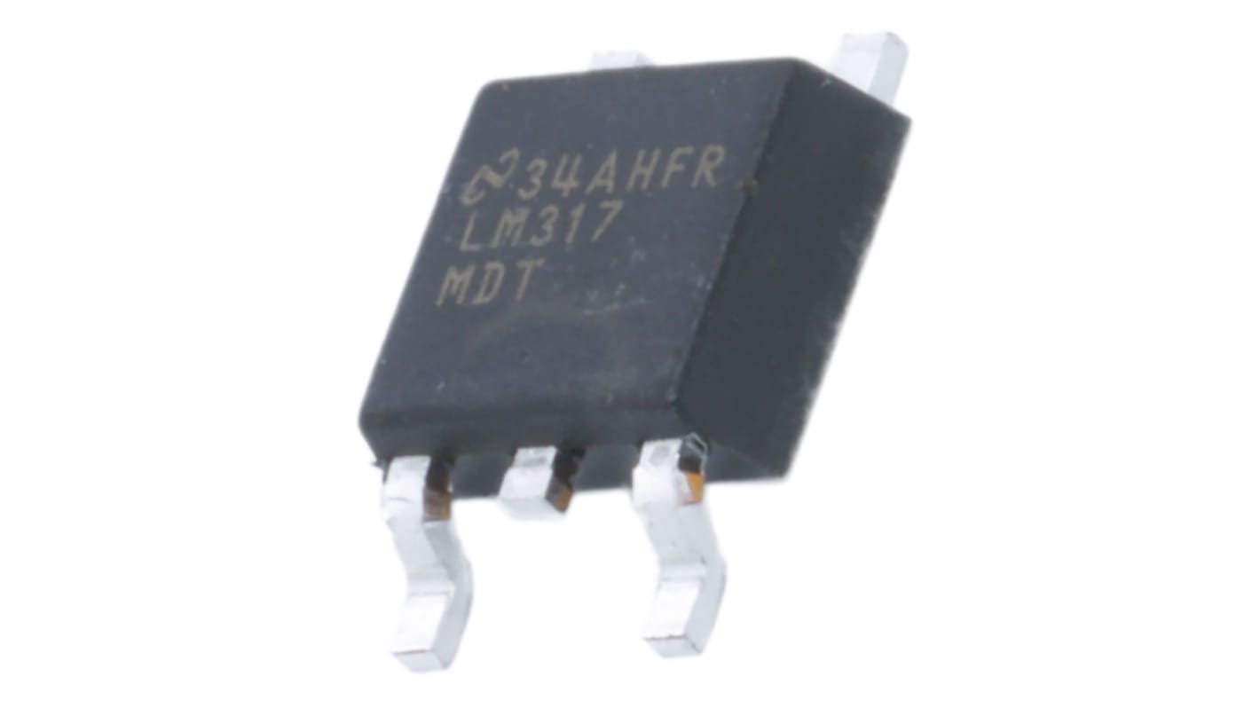 Texas Instruments LM317MDT/NOPB, 1 Linear Voltage, Voltage Regulator 500mA, 1.2 → 37 V 3-Pin, TO-252