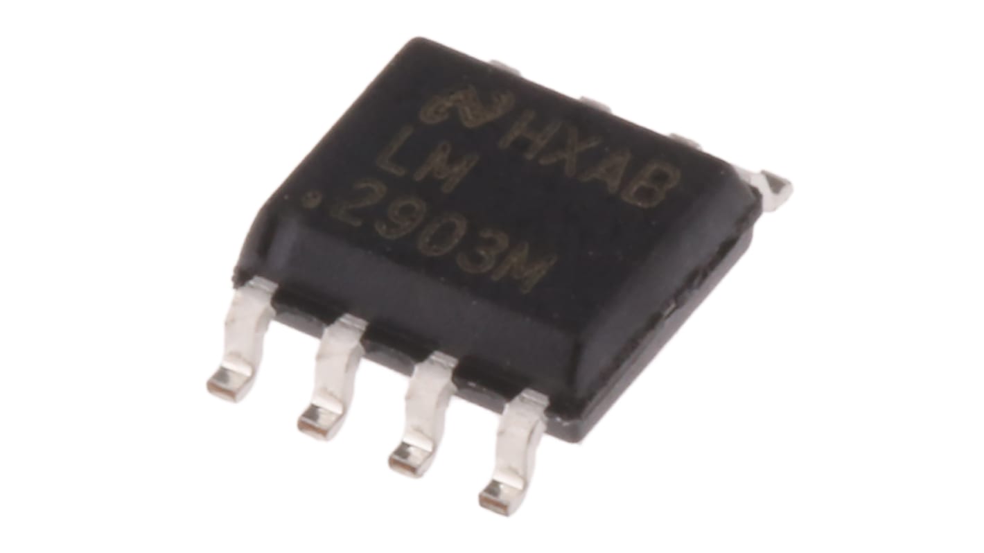 Comparatore Texas Instruments, , SMD alimentazione singola e duale, SOIC, 2 canali, 8 Pin