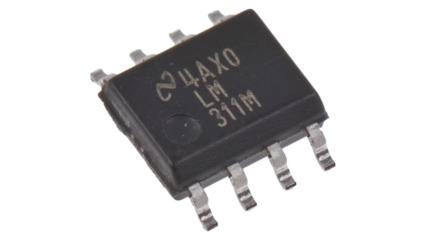 LM311M/NOPB Texas Instruments, Comparator, Open Collector O/P, 0.2μs 9 → 28 V 8-Pin SOIC