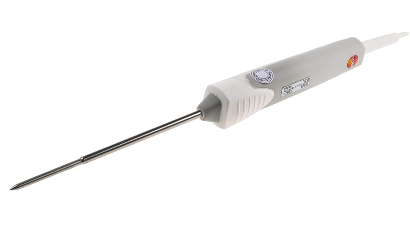 Sonde de température Testo de type NTC Immersion, Pénétration, Maximum +120 °C