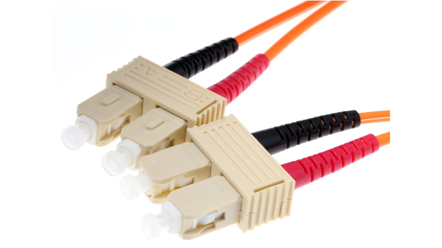 RS PRO LWL-Kabel 1m Multi Mode Orange SC SC 50/125μm