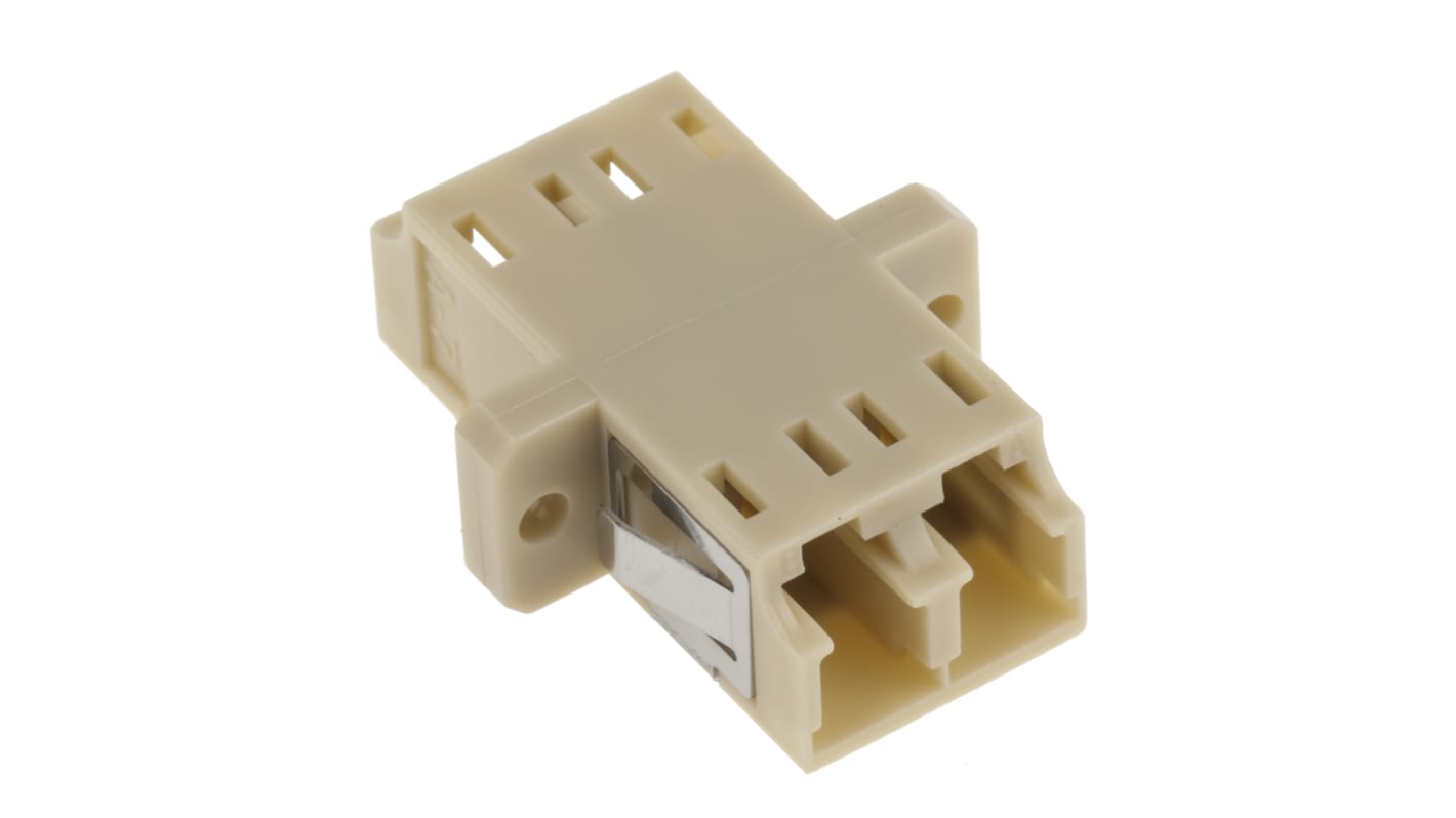 Adattatore per fibra ottica RS PRO LC a LC, Multimode, Duplex, Marrone, perdita inserz.: 0.1dB