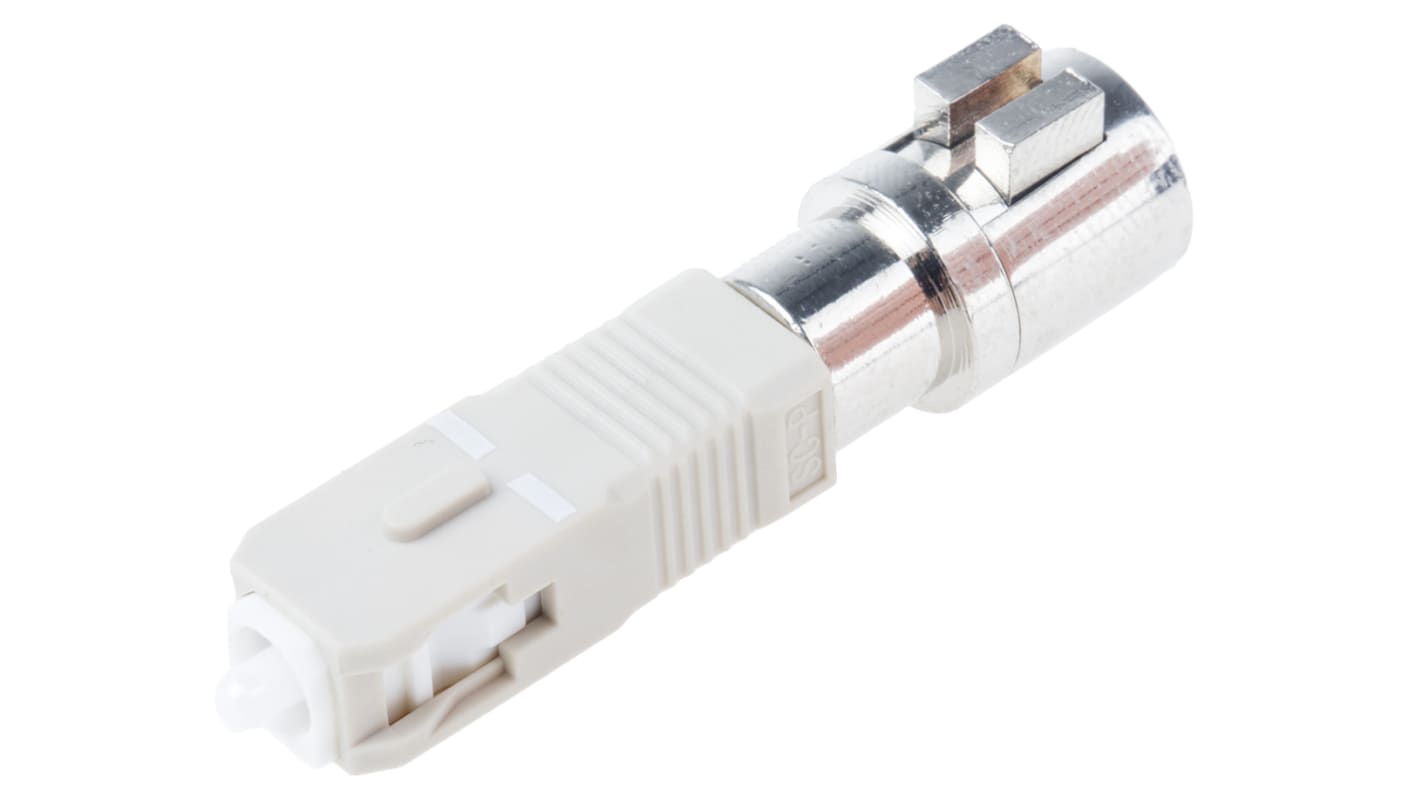 RS PRO SC to Bare Fibre Multimode, Single Mode Fibre Optic Adapter, 0.01dB Insertion Loss