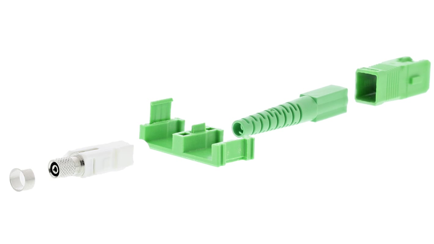 RS PRO, SC Single Mode Duplex Fibre Optic Connector, 0.4dB Insertion Loss