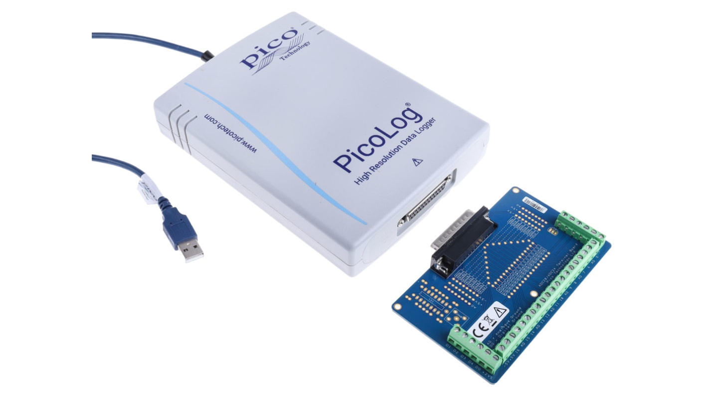 Pico Technology 4, 8-Kanal Spannung Datenlogger, ±2500mV, 0°C → +45°C