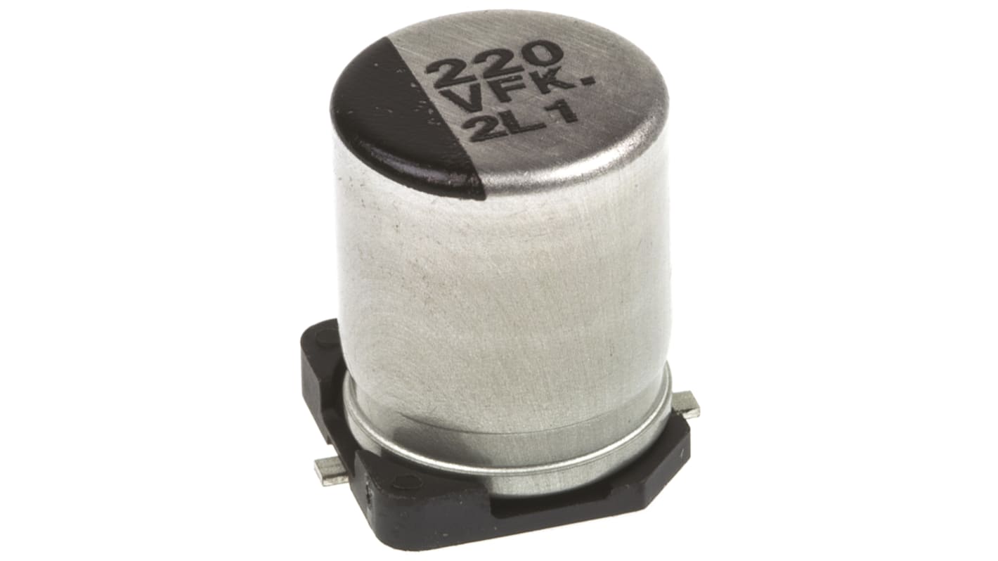 Panasonic 220μF Aluminium Electrolytic Capacitor 35V dc, Surface Mount - EEEFK1V221P