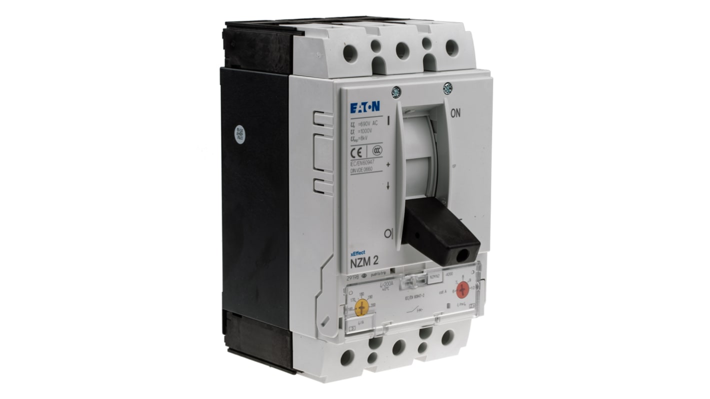 MCCB Eaton, , 1 Polo Polos, 100A, Capacidad de Ruptura 50 kA, Montaje fijo, xEnergy, Eaton Moeller