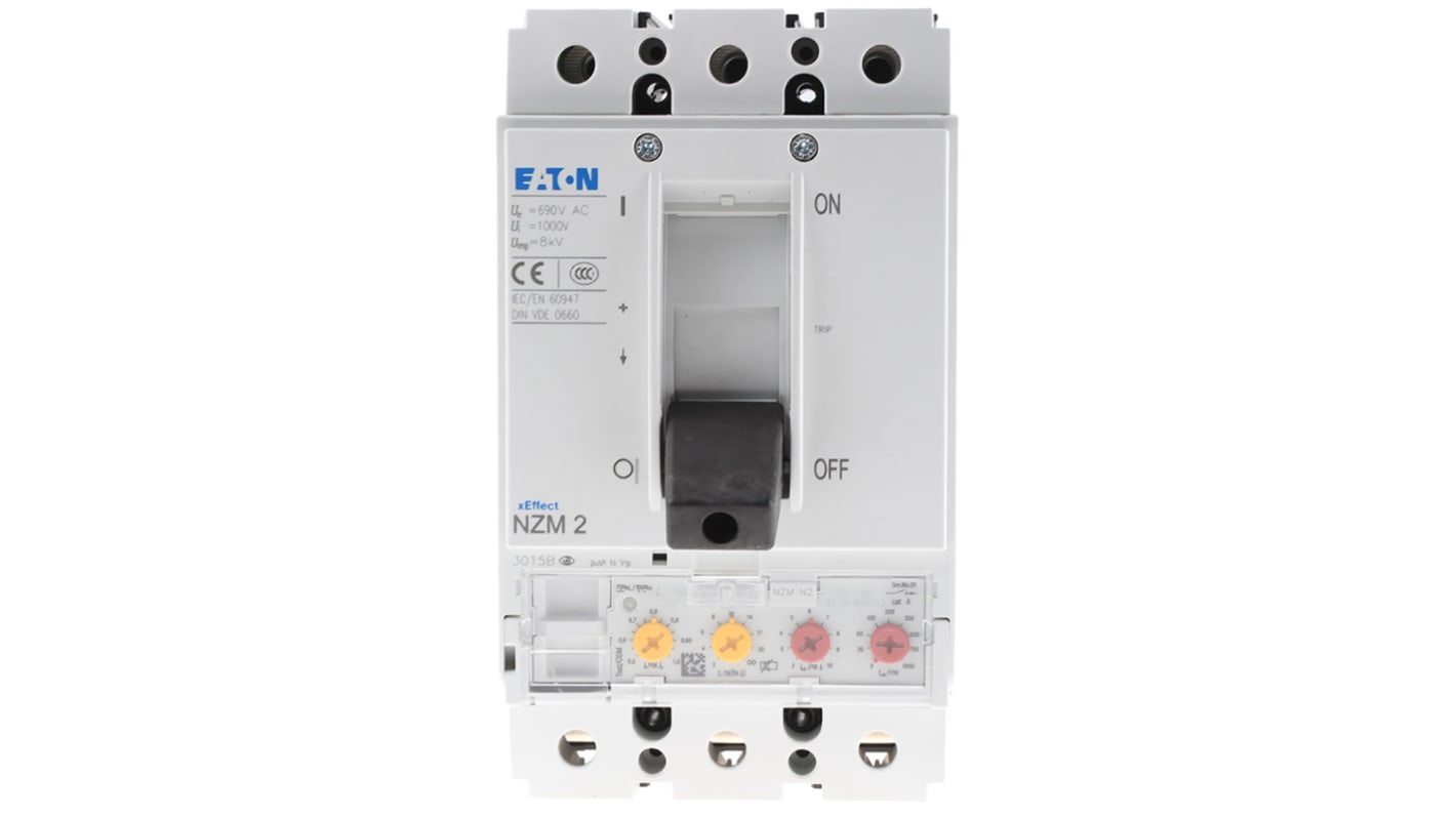 Eaton, xEnergy MCCB 1P 160A, Breaking Capacity 50 kA, Fixed Mount