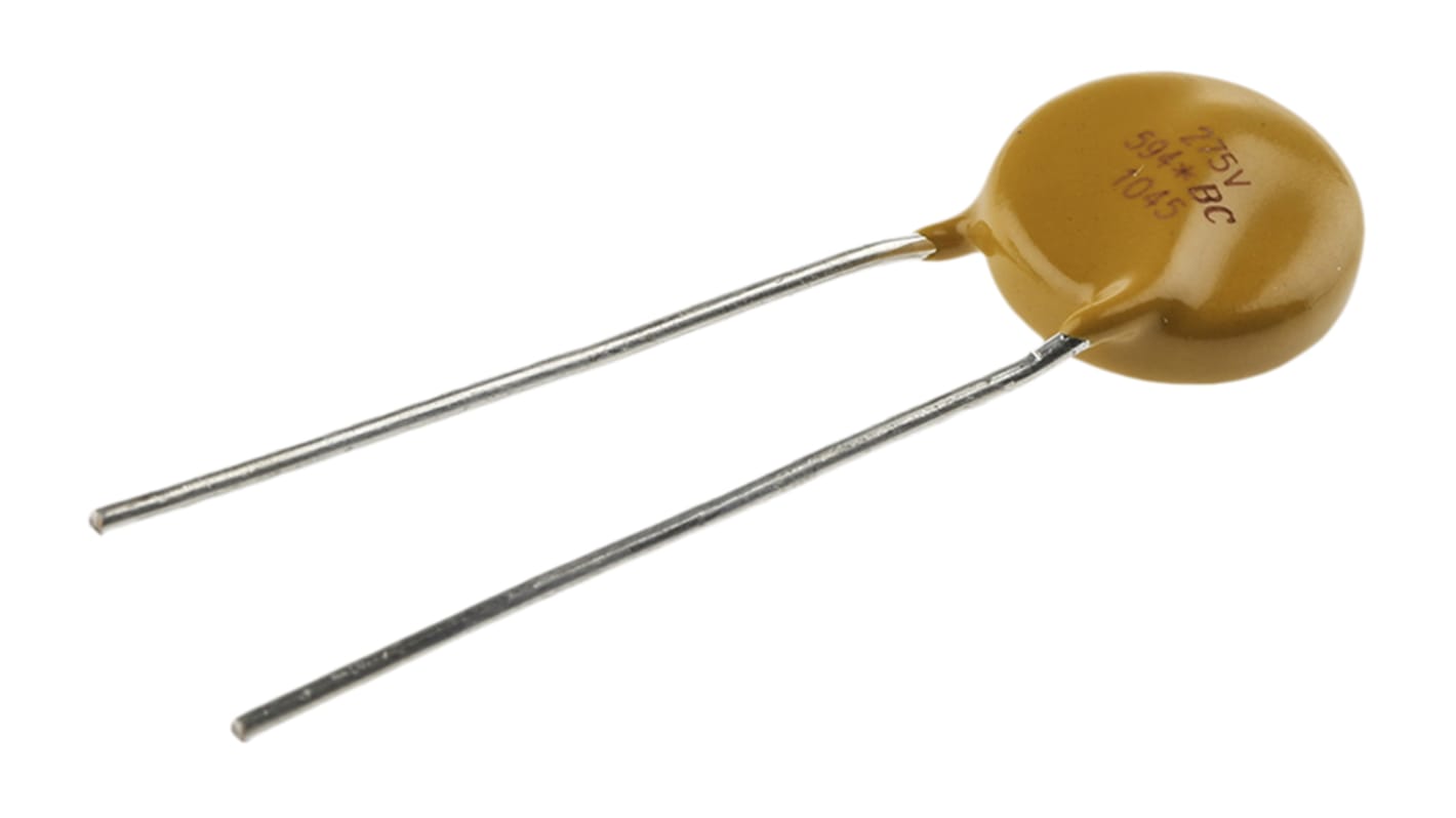 VDRS10P275BSE Vishay, NTCLE100E3 Varistor 270pF 25A, Clamping 710V