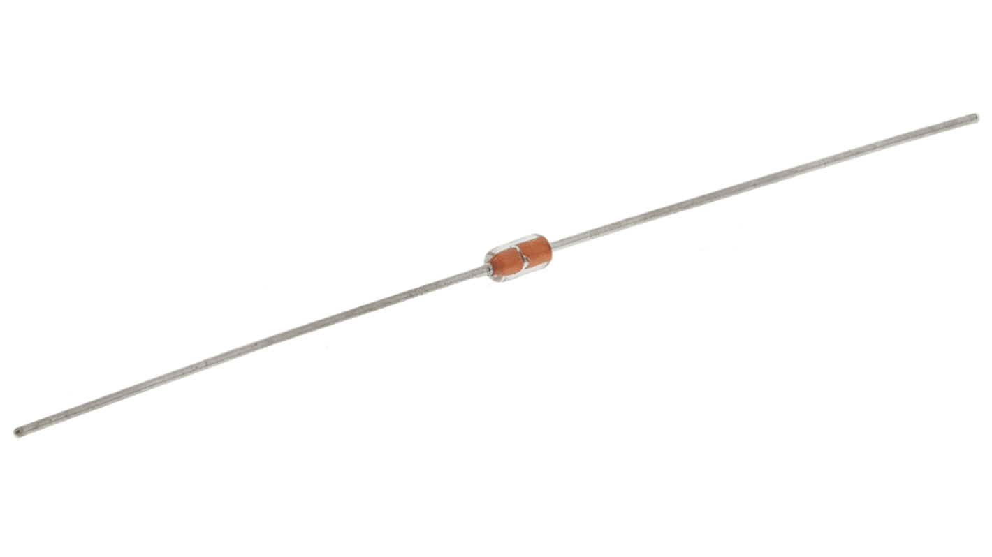 BC Components NTCLG100E2 Thermistor, NTC, 10kΩ, 6s, -4.38% /K, Toleranz ±5%, 100mW, 3.75 x 1.8mm