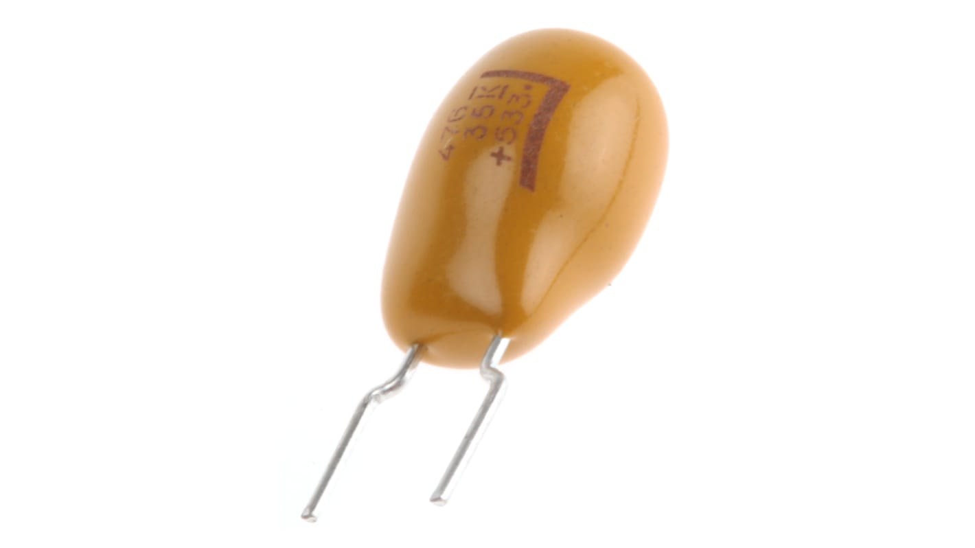 KEMET 47μF MnO2 Tantalum Capacitor 35V dc, T356 Series