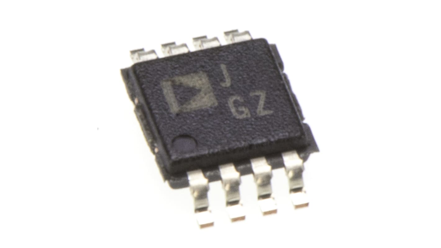 Analog Devices AD628ARMZ differenciálerősítő 12 V, 15 V, 18 V, 24 V, 28 V, 5 V, 9 V 2-csatornás, 8-tüskés MSOP