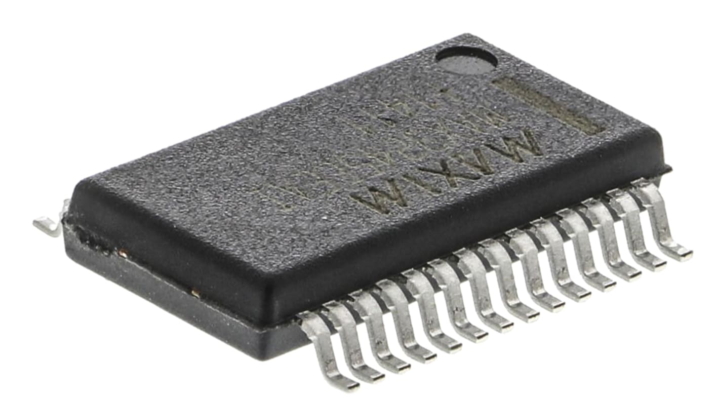 Transceptor de línea, MAX3245EEAI+, 3-TX 5-RX 1Mbps, SSOP, EIA/TIA-232, RS-232, V.24, V.28, 3,3 V, 5 V, 28 pines