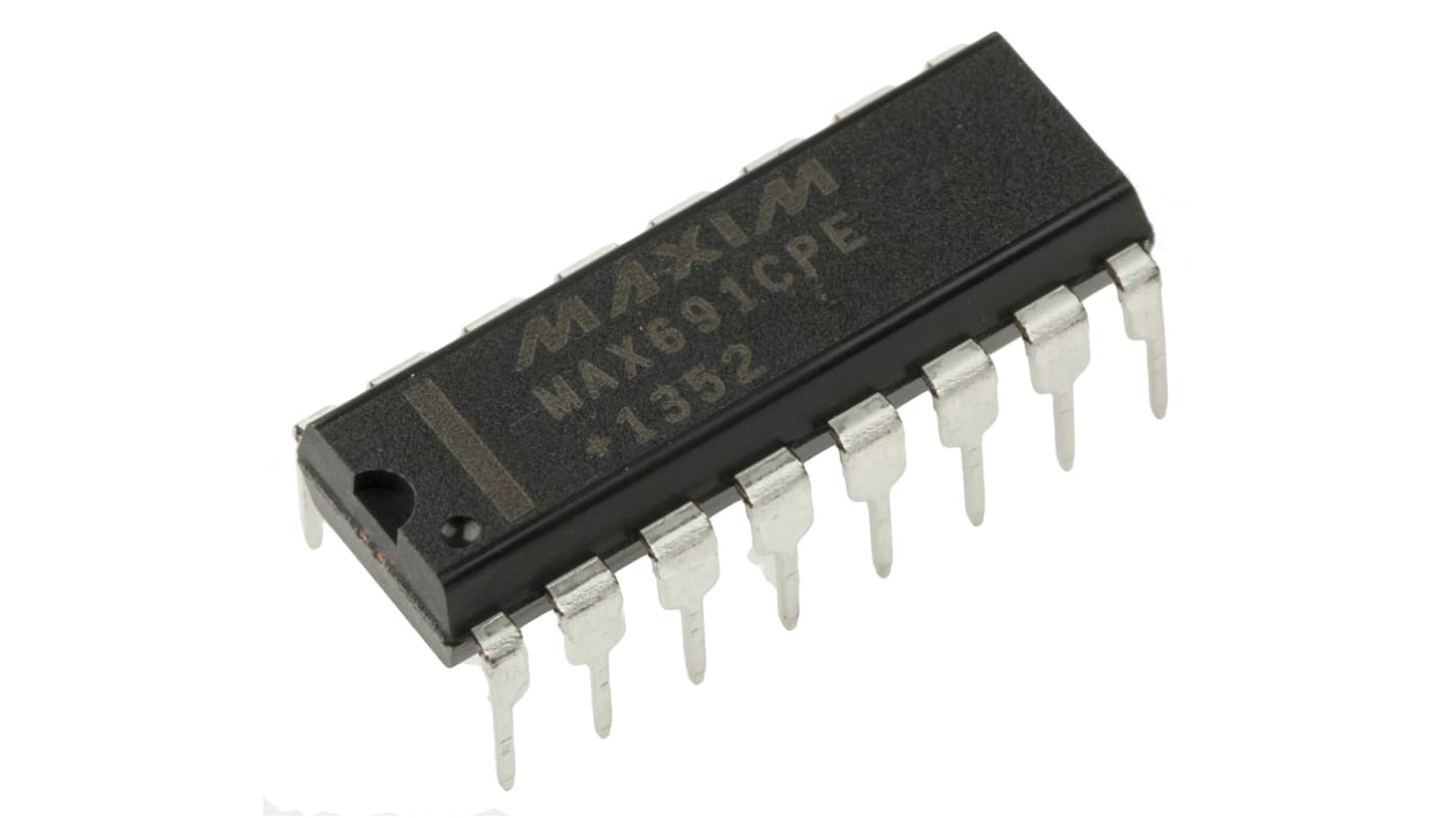 Spannungsüberwachung MAX691CPE+, PDIP 16-Pin