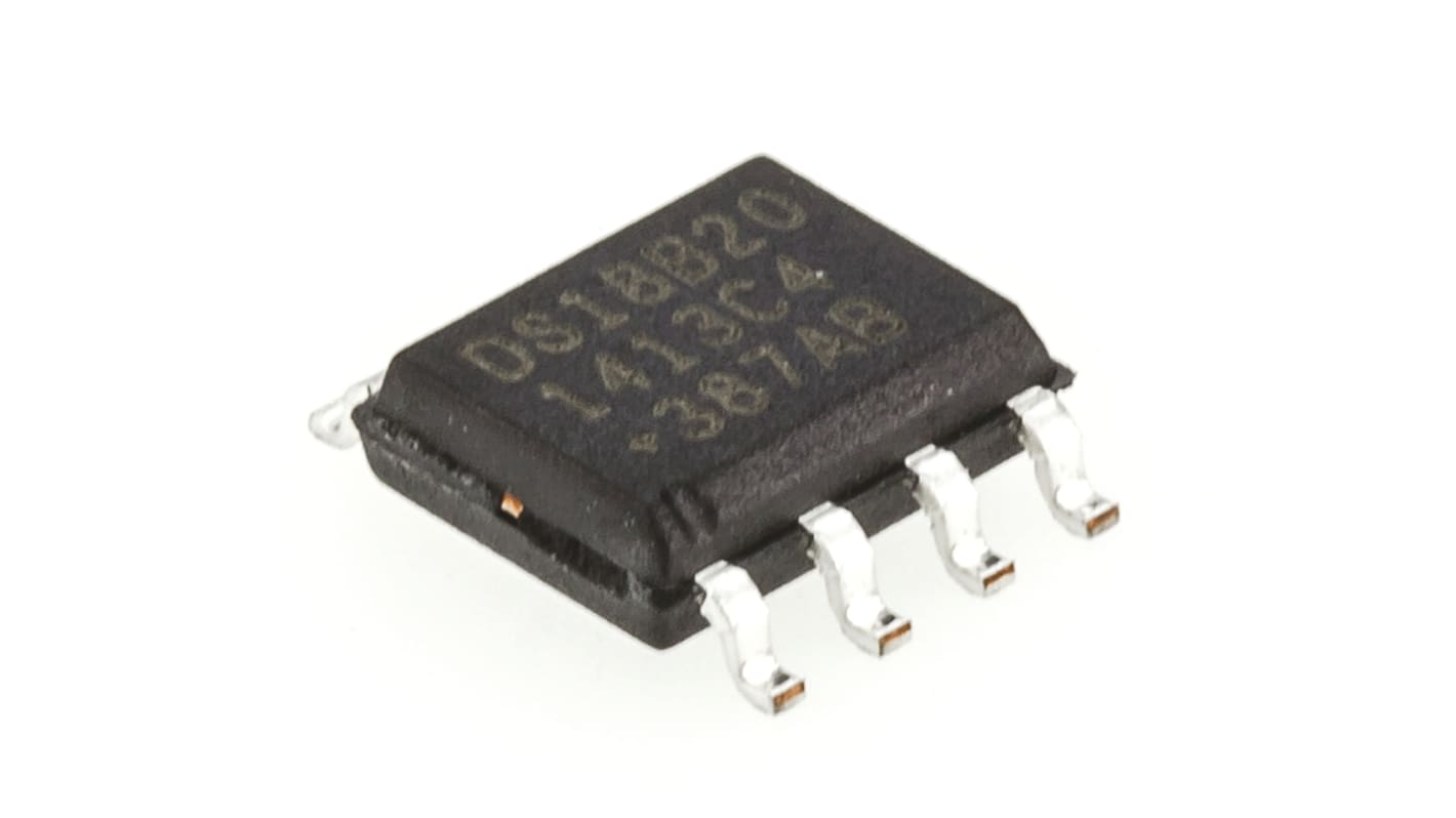 Maxim Integrated Temperature Sensor, Digital Output, Surface Mount, 1-Wire, ±2°C, 8 Pins