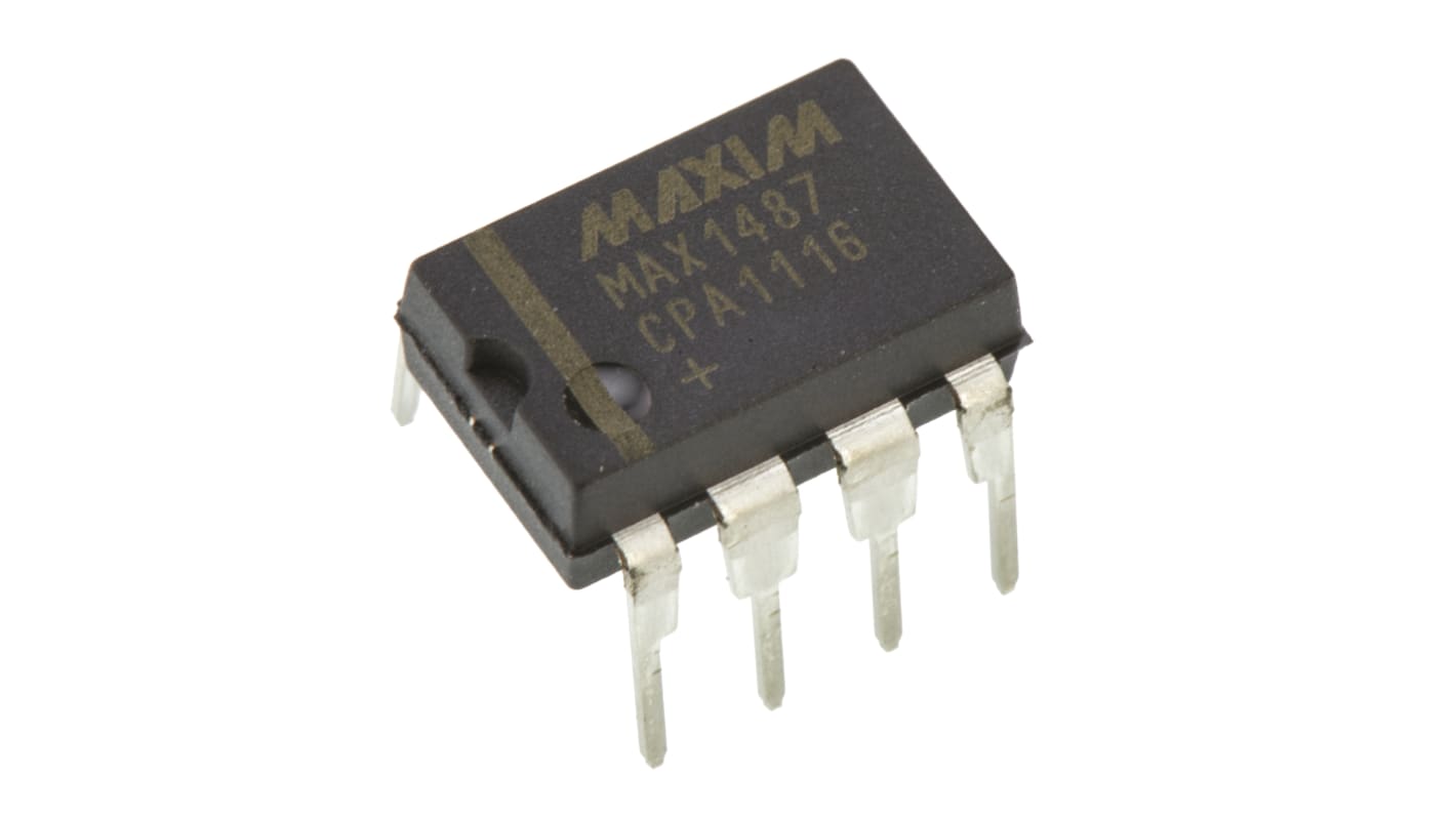 Maxim Integrated ライントランシーバスルーホール, 8-Pin, MAX1487CPA+