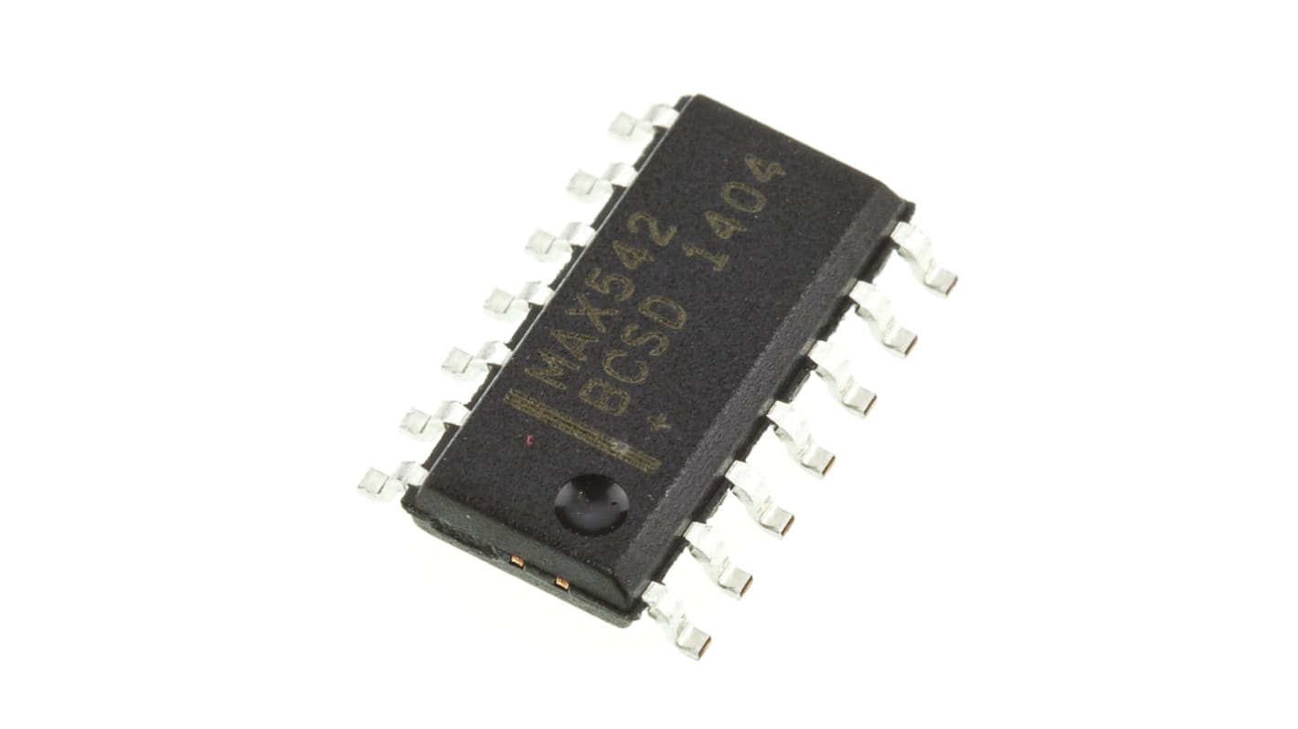 Maxim Integrated, DAC 16 bit- ±10LSB Serial (SPI/QSPI/Microwire), 14-Pin SOIC