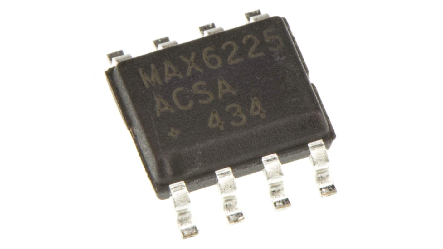 Maxim Integrated 基準電圧IC, 出力：2.5V 表面実装 固定, 8ﾋﾟﾝ, MAX6225ACSA+