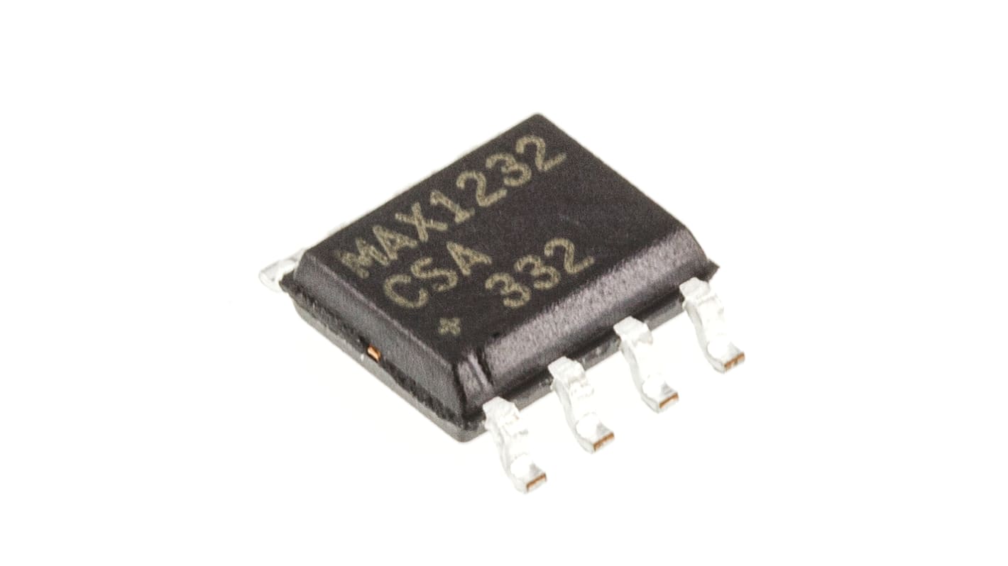 MAX1232CSA+ Supervisore tensione, Manual Reset, 8-Pin, SOIC
