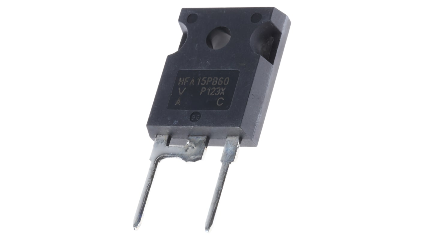 Vishay THT Diode, 600V / 15A, 2-Pin TO-247AC