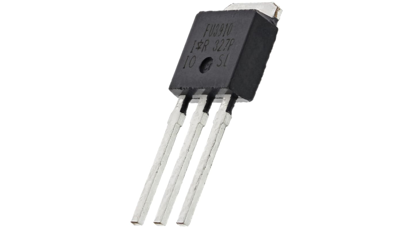 MOSFET Infineon canal N, IPAK (TO-251) 16 A 100 V, 3 broches