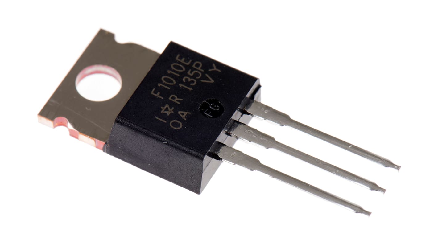 MOSFET, 1 elem/chip, 84 A, 60 V, 3-tüskés, TO-220AB HEXFET Egyszeres Si