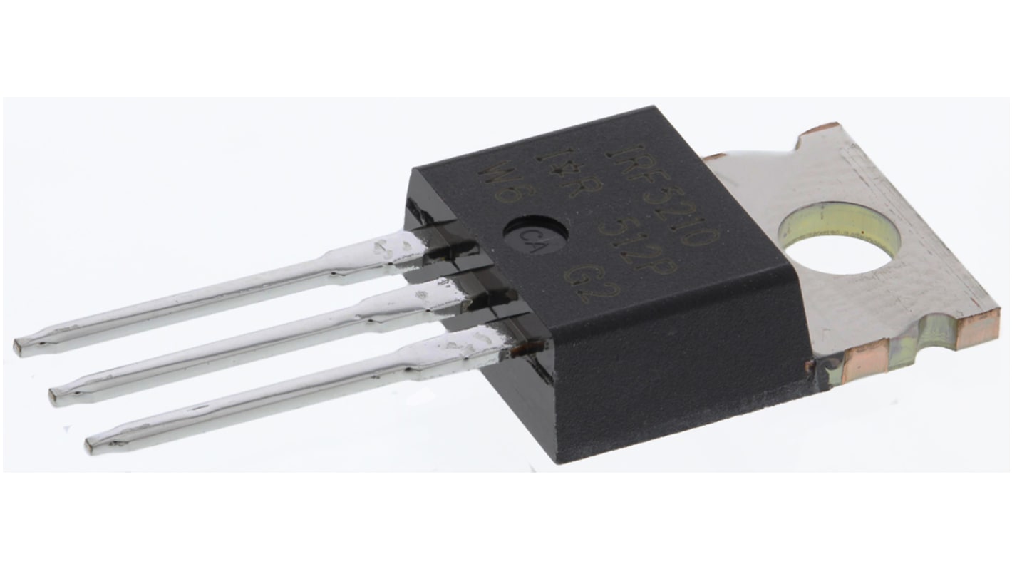 Infineon HEXFET IRF5210PBF P-Kanal, THT MOSFET 100 V / 40 A 200 W, 3-Pin TO-220AB