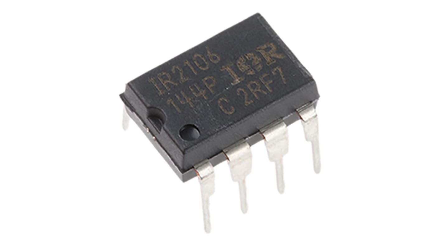 Infineon IR2106PBF, MOSFET gate-driver, 0.35 A, 20V, 8 Ben, PDIP