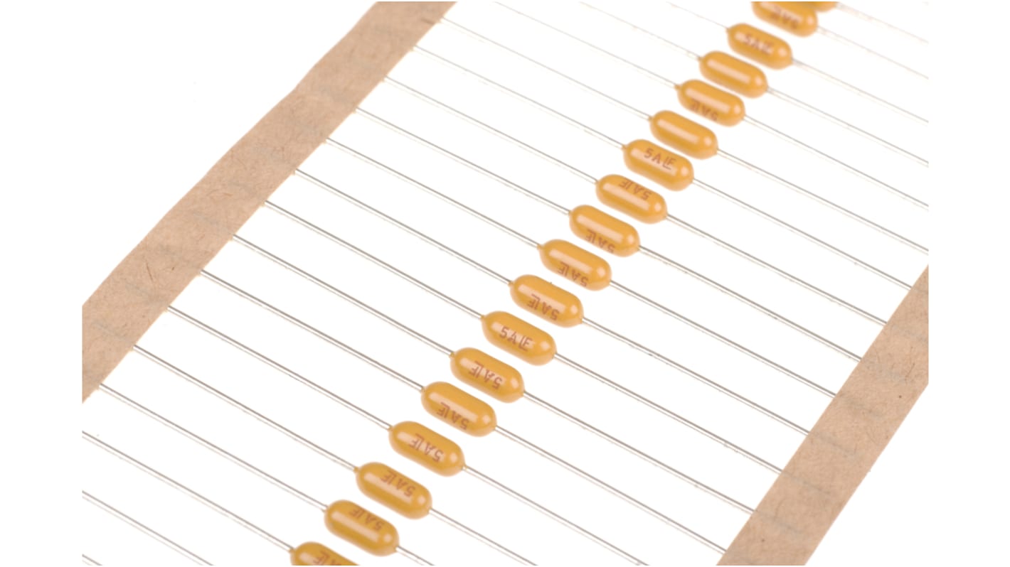 Fusible de montaje en PCB con plomo, Littelfuse, 473005.YRT1L, 5A, T 125V ac/dc