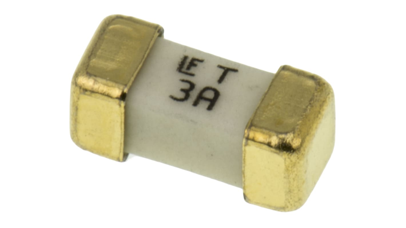 Littelfuse, Ikke-selvnulstillende sikring, 3A, Reaktionshastighed: T 125V ac/dc