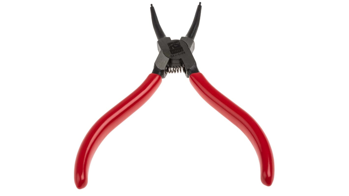 RS PRO Circlip Pliers, 135 mm Overall, Straight Tip RS