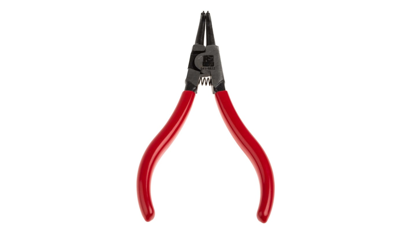 RS PRO Circlip Pliers, 125 mm Overall, Bent Tip