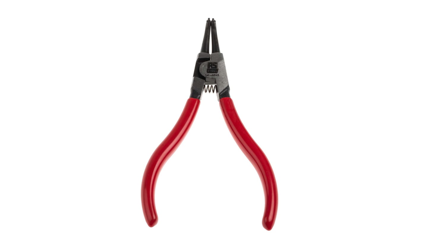 RS PRO Circlip Pliers, 125 mm Overall, Bent Tip