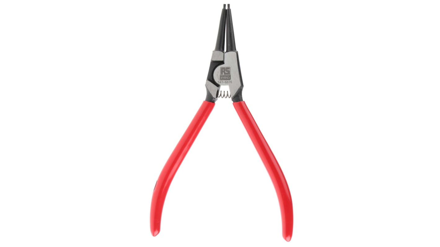 RS PRO Pliers, 175 mm Overall, Straight Tip