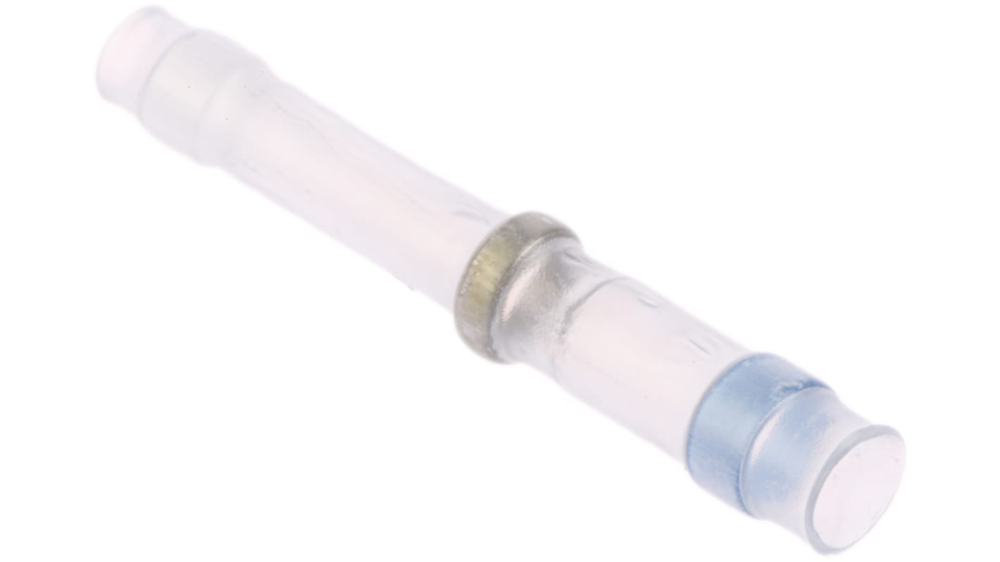 TE Connectivity Transparent Polyolefin Solder Sleeve 26mm Length 0.6 → 1.95mm Cable Diameter