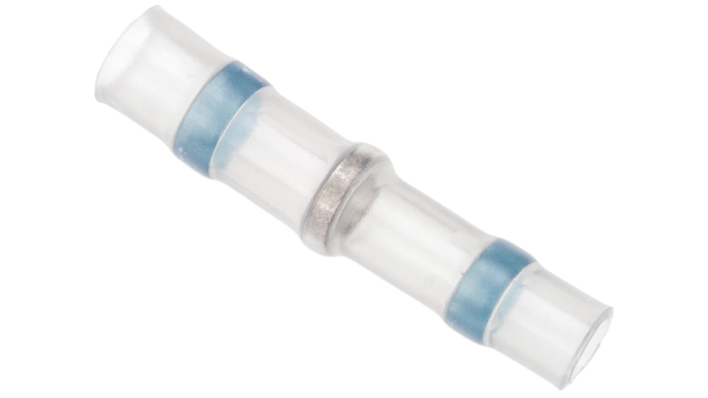 TE Connectivity Loddemanchet, Transparent Polyolefin, ledningsdiameter: 1 → 3mm, L: 24.5mm