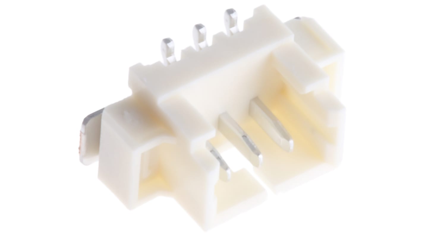 Molex PicoBlade Series Straight Surface Mount PCB Header, 3 Contact(s), 1.25mm Pitch, 1 Row(s), Shrouded