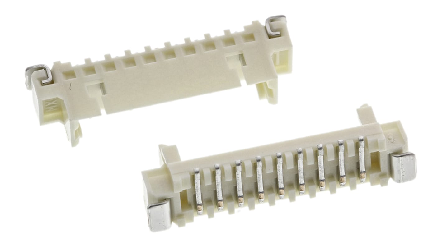 Conector macho para PCB Molex serie PicoBlade de 9 vías, 1 fila, paso 1.25mm, para soldar, Montaje Superficial