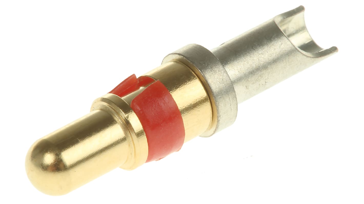 Amphenol ICC, DW Series, Male Solder D-Sub Connector Power Contact, Gold over Nickel Power, 12 AWG